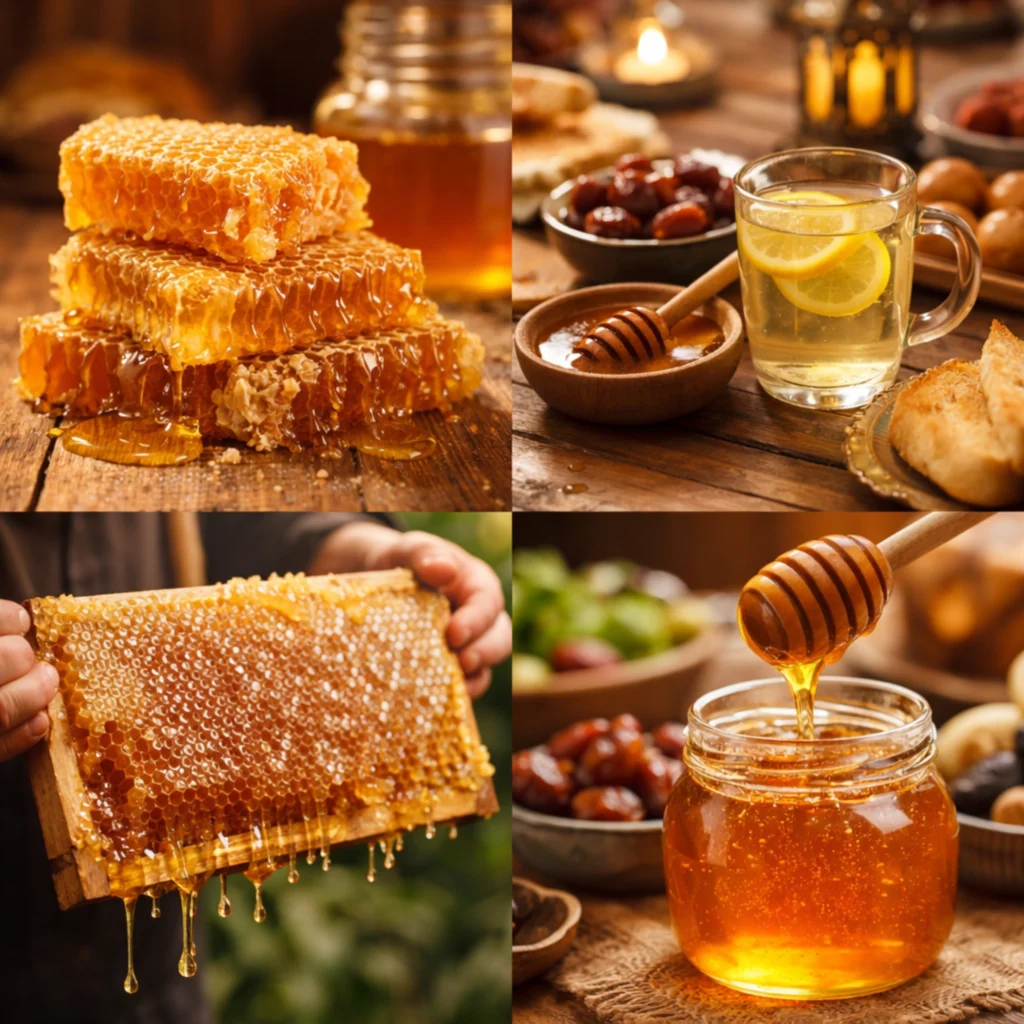 প্রাকৃতিক চাকের মধু